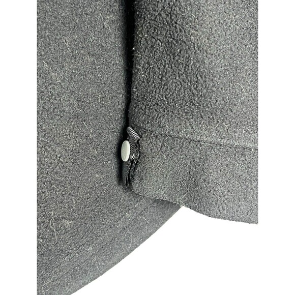 The North Face Full Zip‎ Logo Fuzzy Fleece Jacket Womens Size M Black Extra Soft - Picture 13 of 13